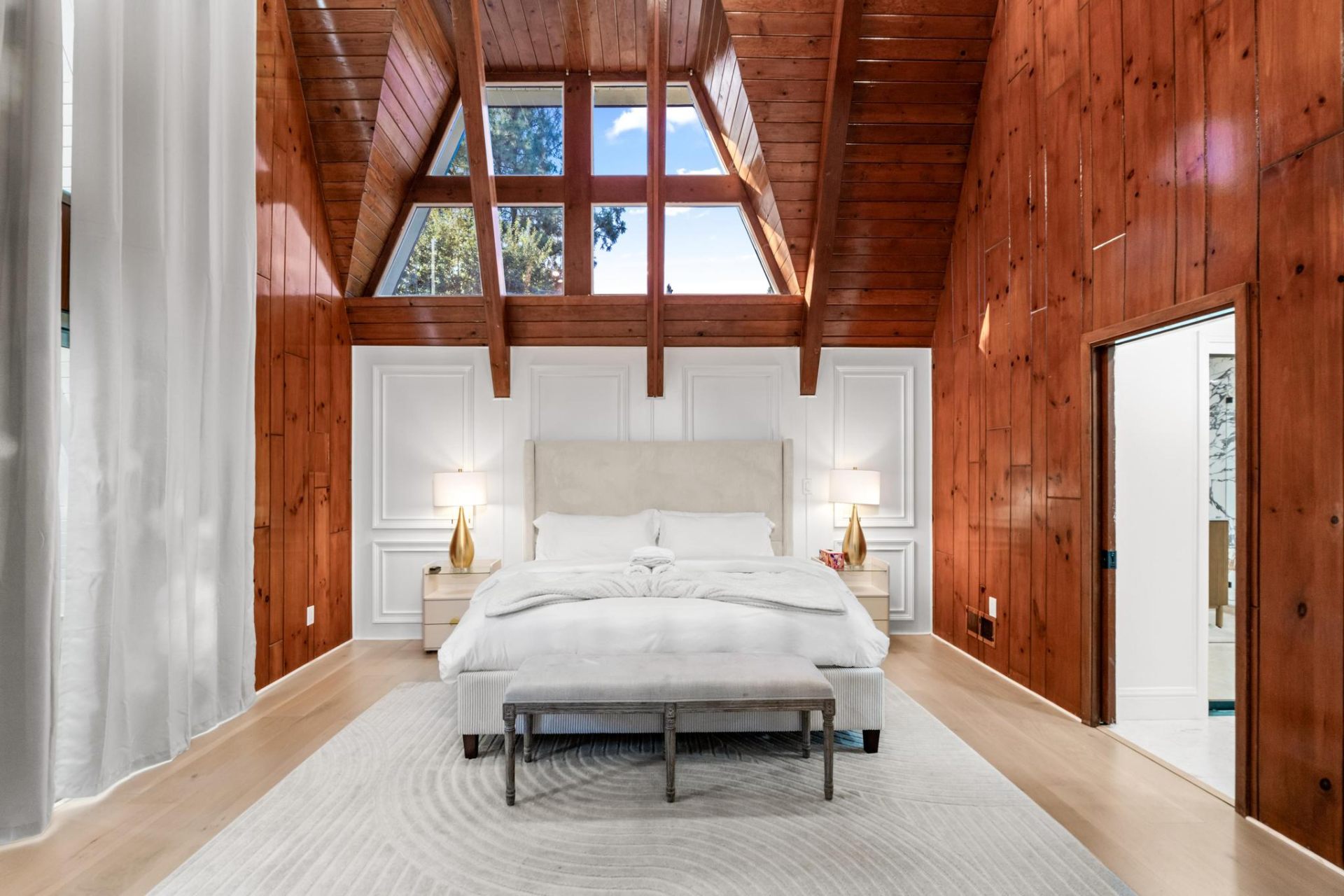 Master bedroom suite